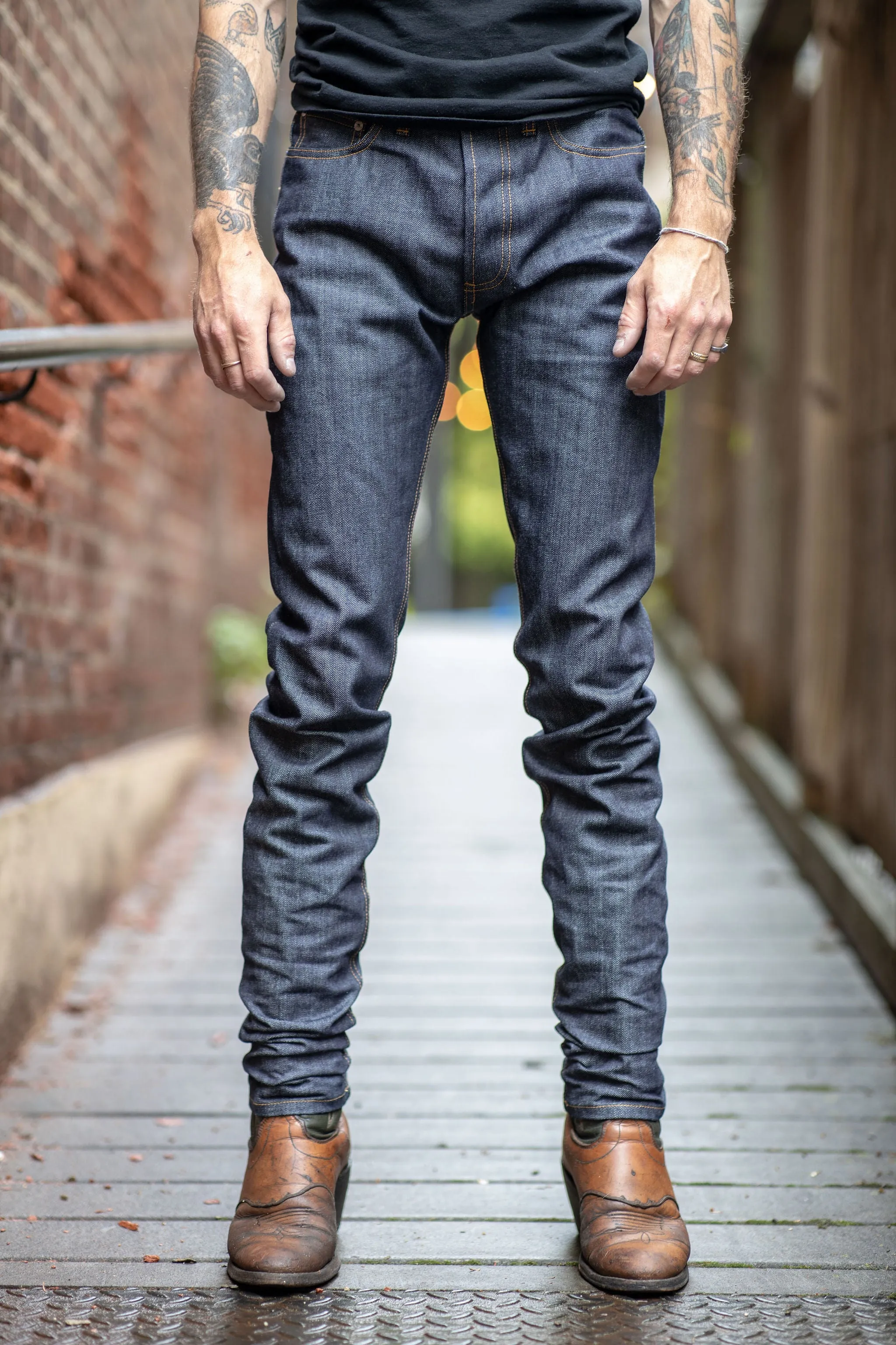 3sixteen NT-100x - Narrow Tapered Indigo Selvedge
