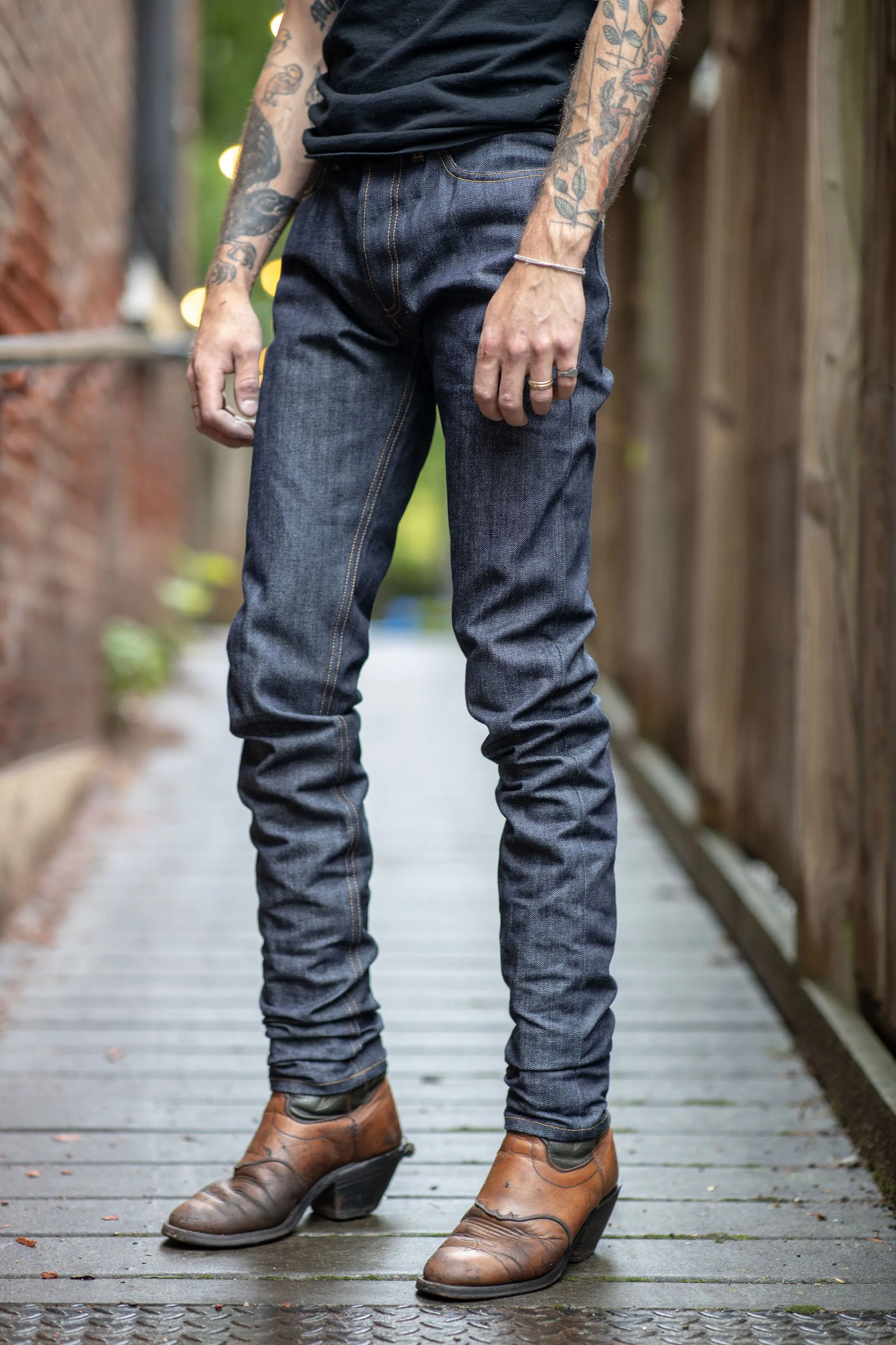 3sixteen NT-100x - Narrow Tapered Indigo Selvedge
