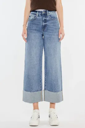 90's Cropped Wide Leg