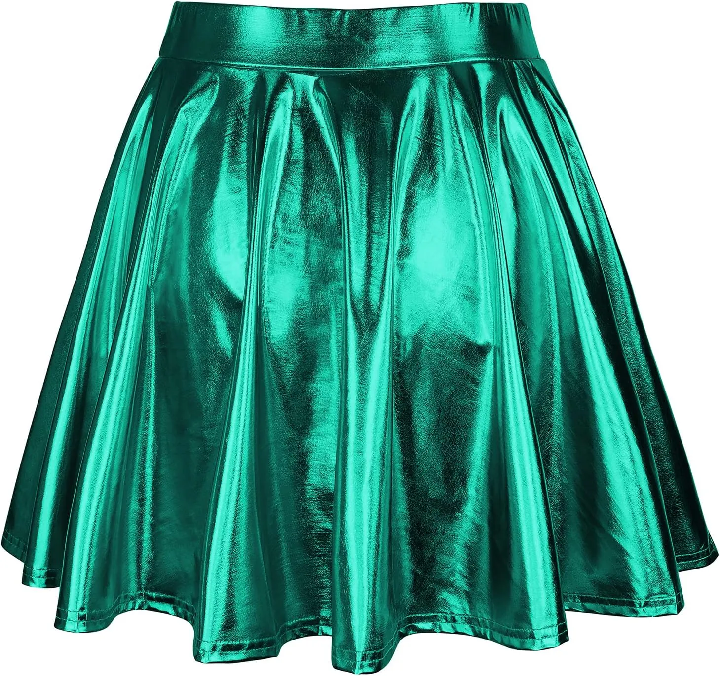 American Trends Womens Mini Skirt Pleated Flared Skater Skirt Metallic Skirt Athletic Tennis Skirt