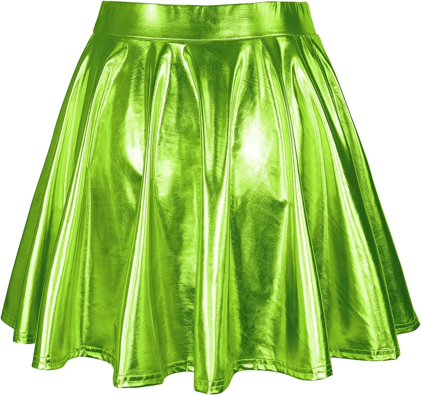 American Trends Womens Mini Skirt Pleated Flared Skater Skirt Metallic Skirt Athletic Tennis Skirt