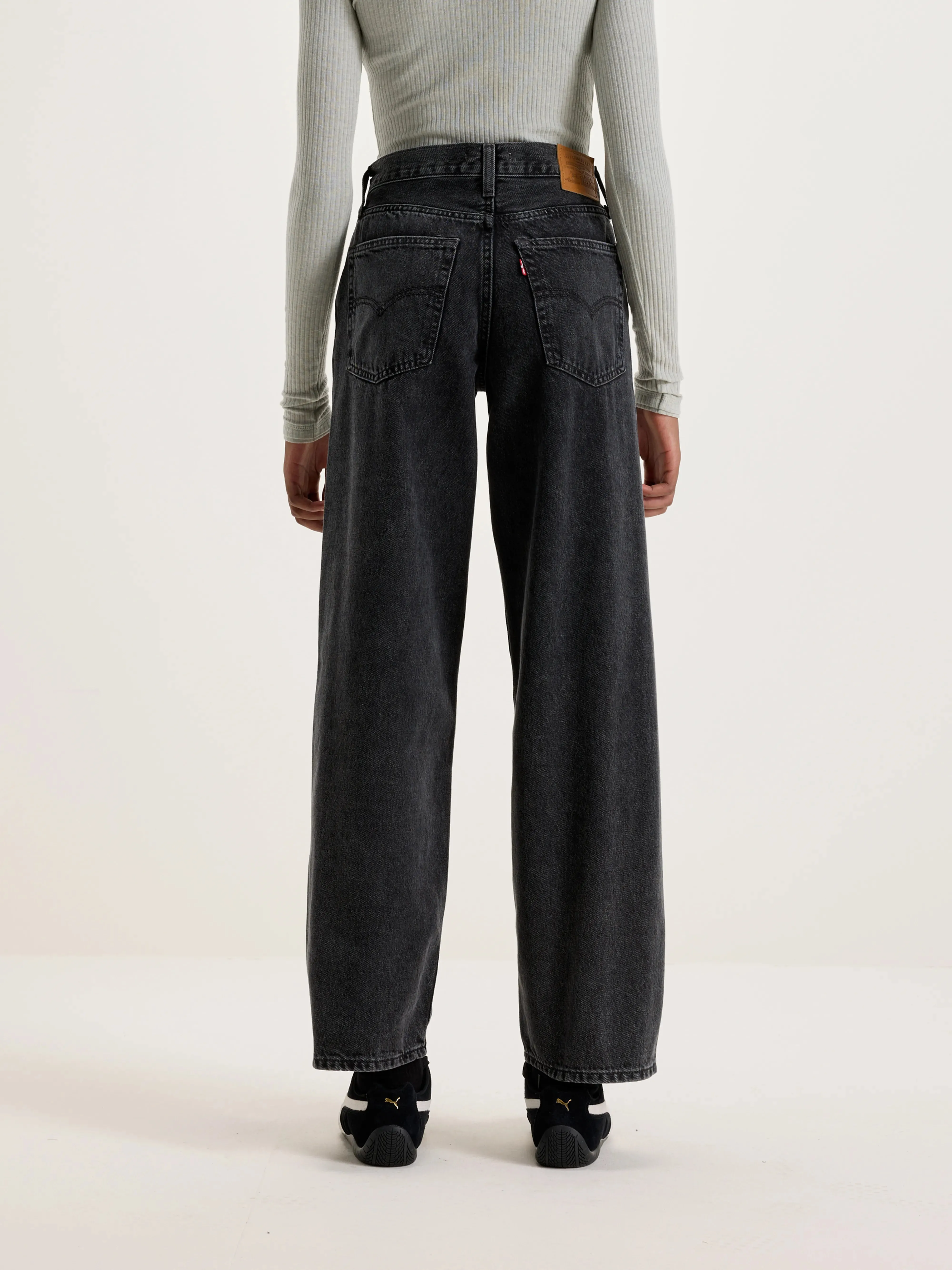 Baggy Dad Jeans (242 / W / BLACK)