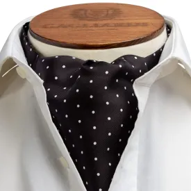 Black & White Polka Dot Cravat
