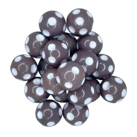 BROWN POLKA DOT 20mm - 11382