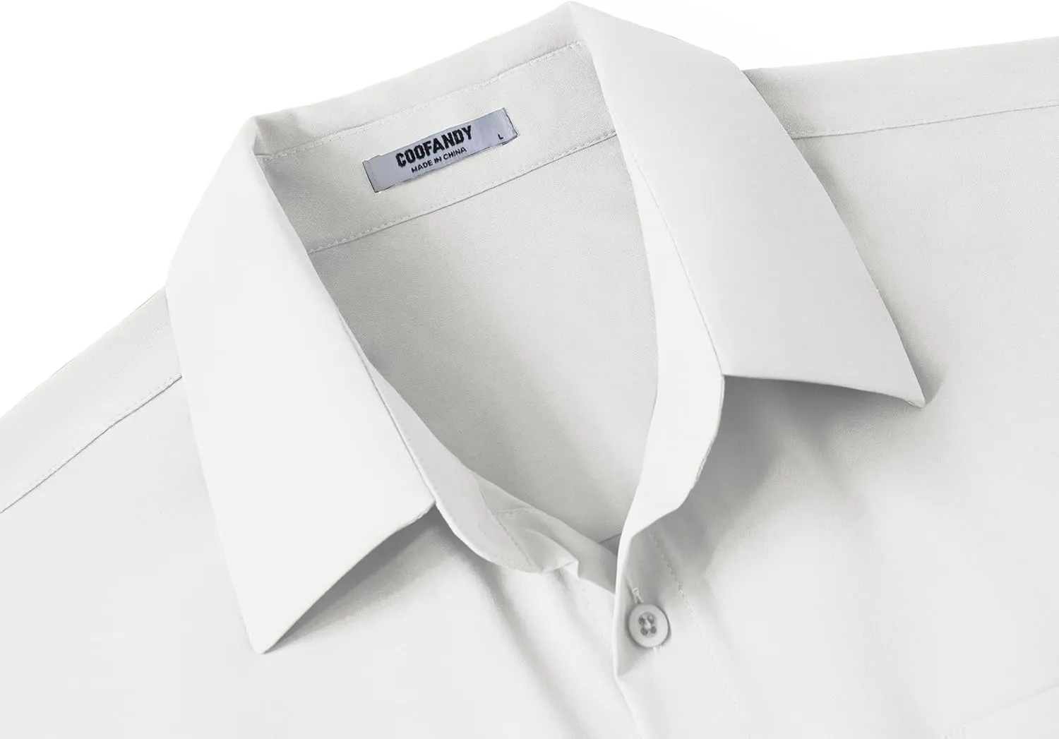 COOFANDY Big & Tall Dress Shirts for Men Short Sleeve Button Down Casual Shirts