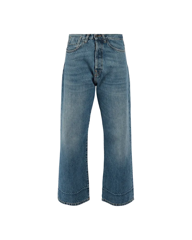 Cropped Cuff-Dye Jeans
