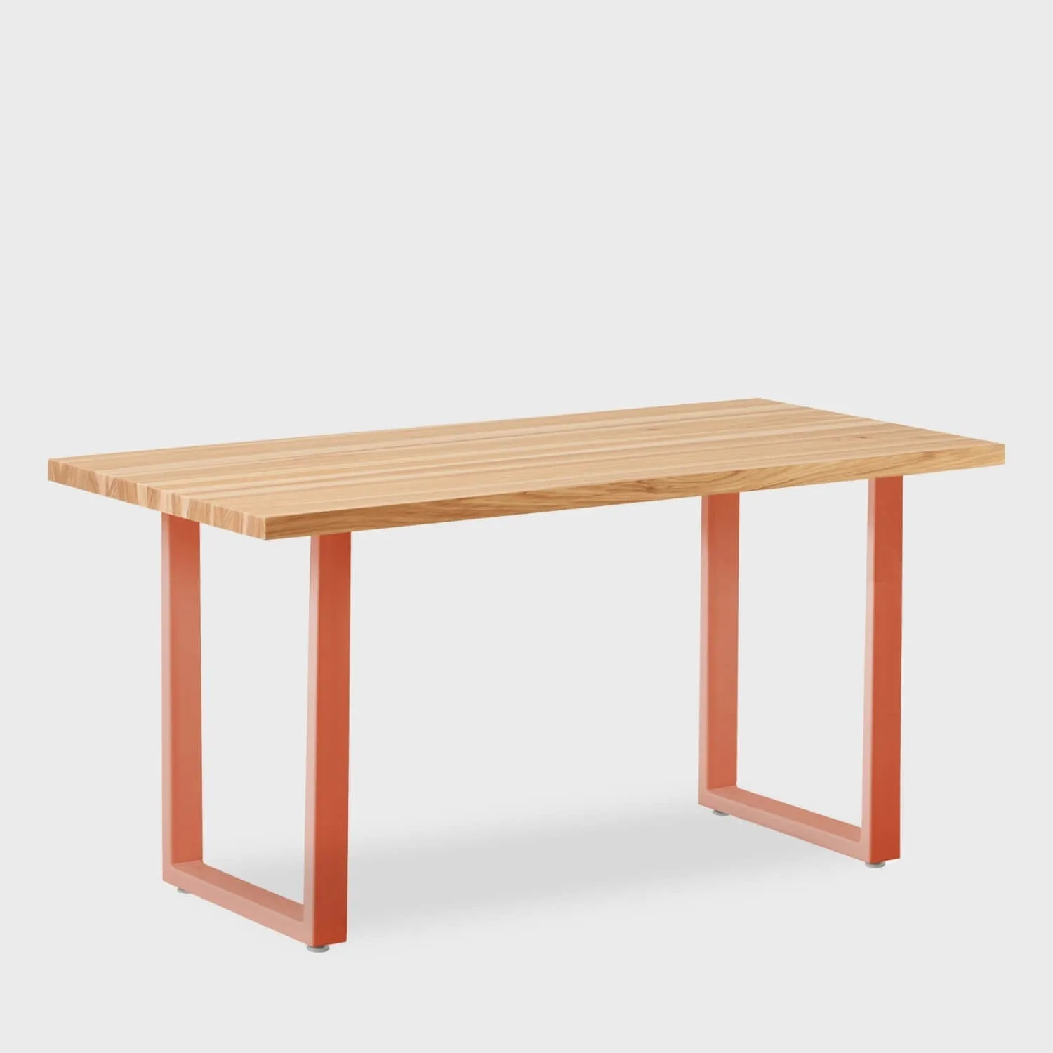 Elements Wood Top Straight Leg Desk