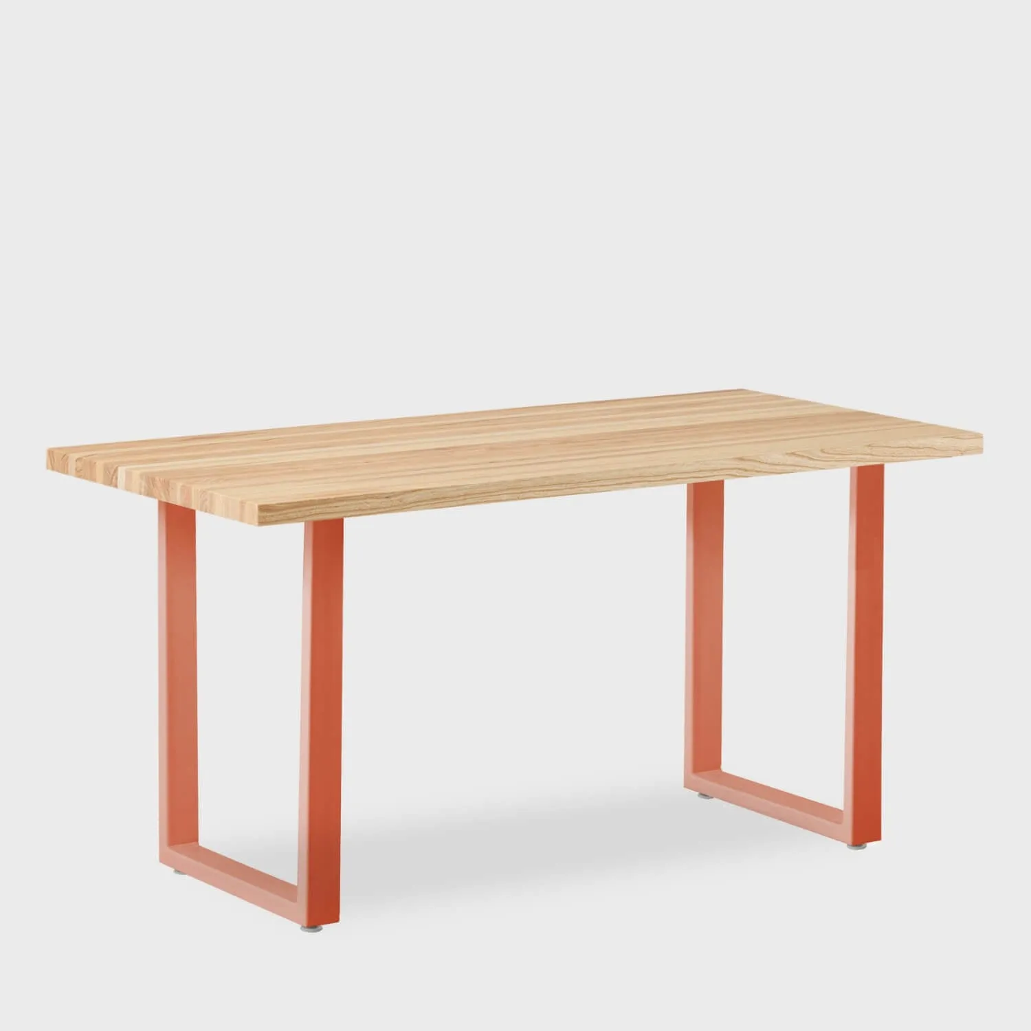 Elements Wood Top Straight Leg Desk