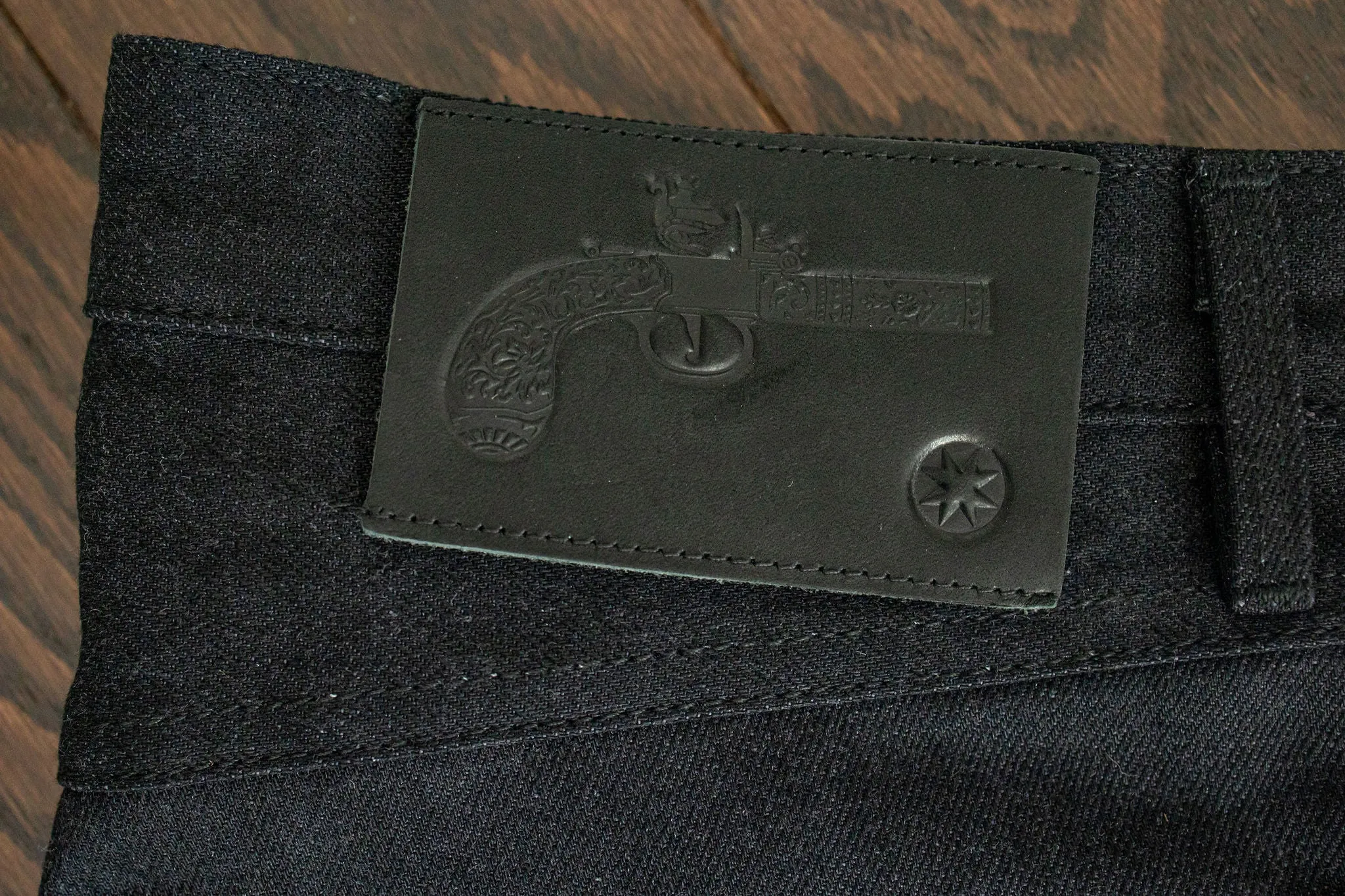 Freenote Cloth Wilkes - Black Grey Denim