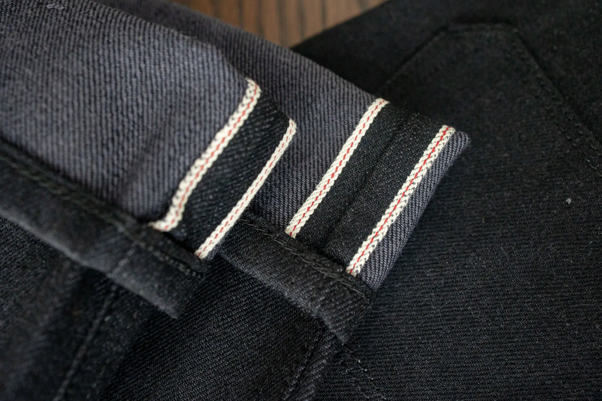 Freenote Cloth Wilkes - Black Grey Denim