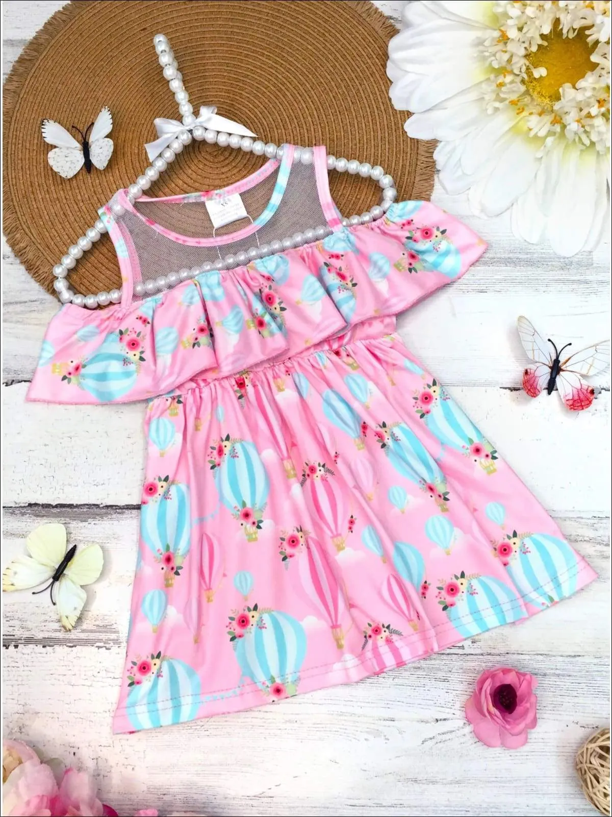 Girls Fly Away in a Hot Air Balloon Dress
