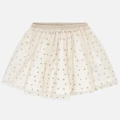 Glittler polka dot skirt