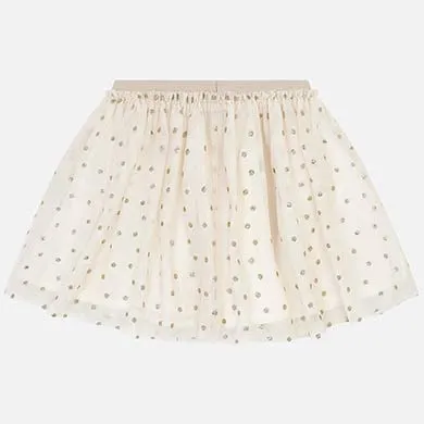 Glittler polka dot skirt