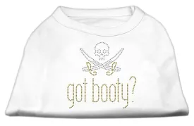 Got Booty? Rhinestone Shirts White XXL (18)