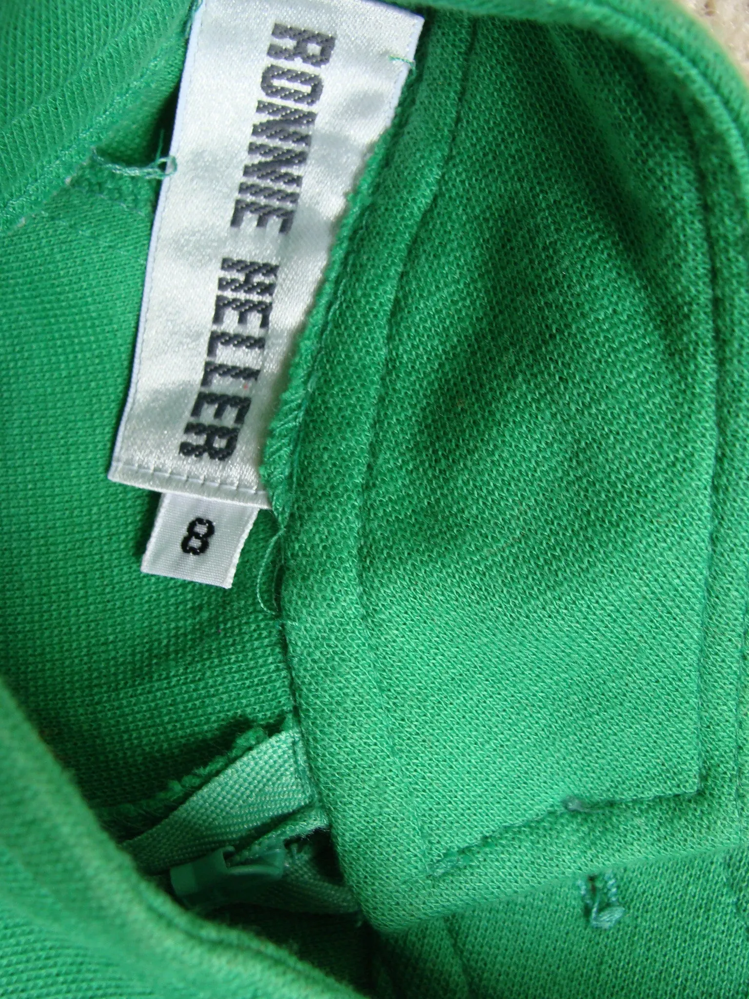 Green Christmas Dress with Santa