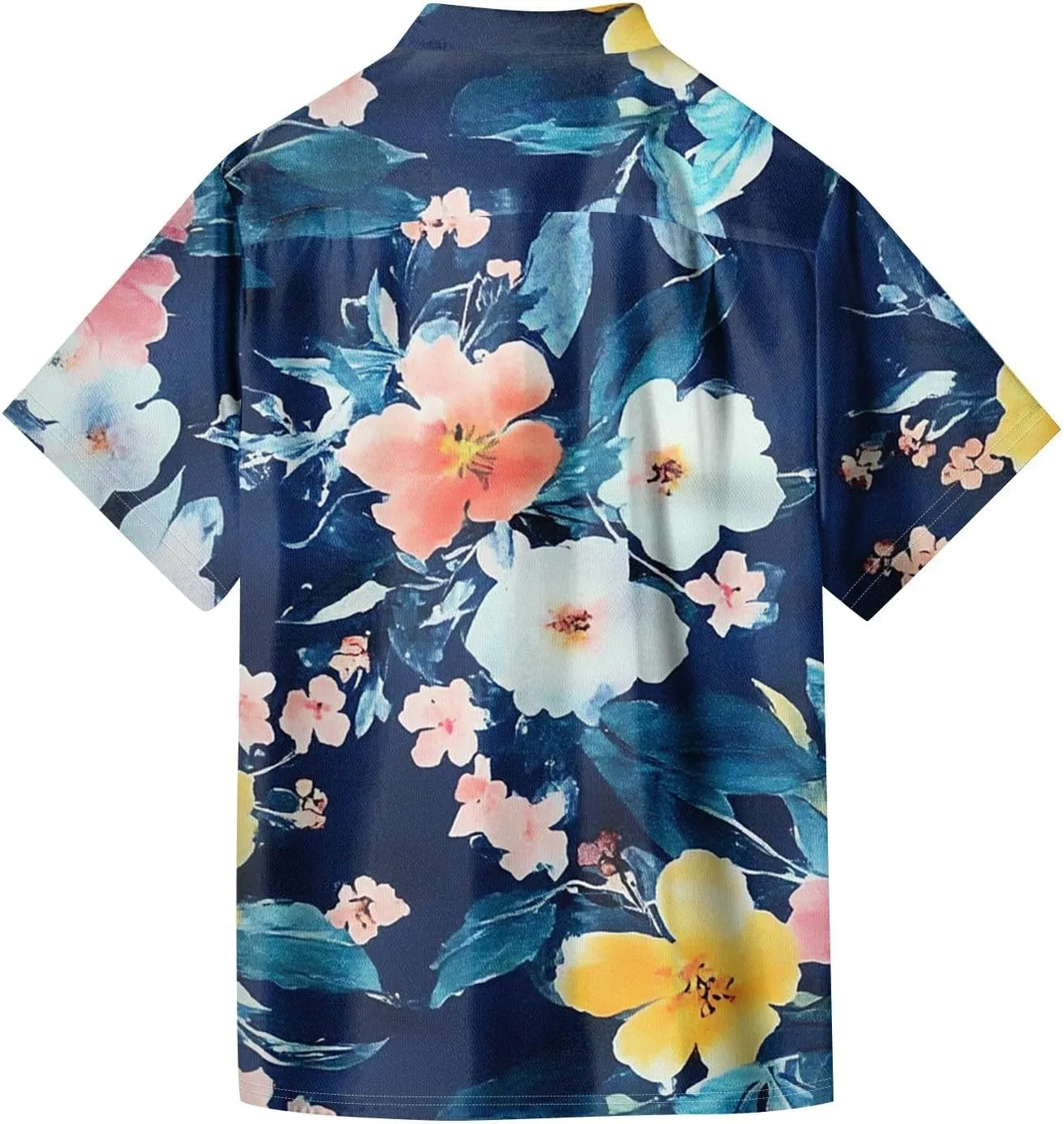 Hawaiian Shirts for Men Summer Short Sleeve Casual Button Down Shirts Palm Tree Beach Tropical Vacation T-Shirts