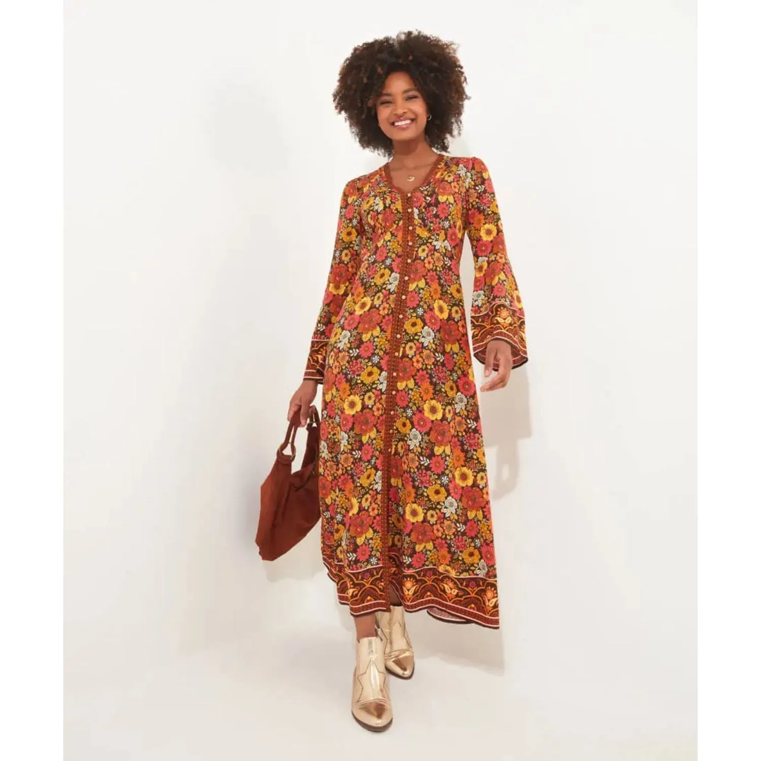 Joe Browns 10 Multi-Coloured Hazy Days Dress