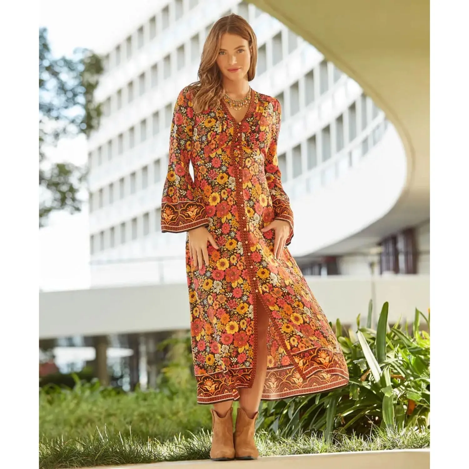 Joe Browns 10 Multi-Coloured Hazy Days Dress