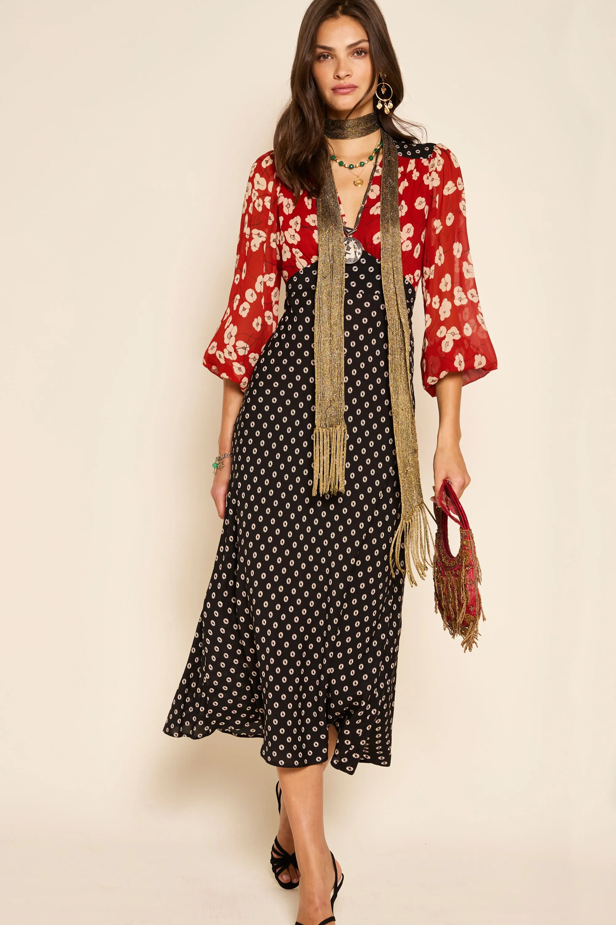 Kaila - Shibori Black Mix