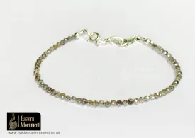 Labradorite Micro Cut Bead Bracelet
