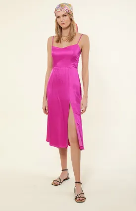 Manavi Solid Silk Dress