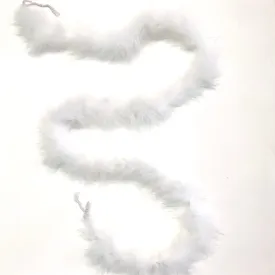 Marabou Feather Boa - White