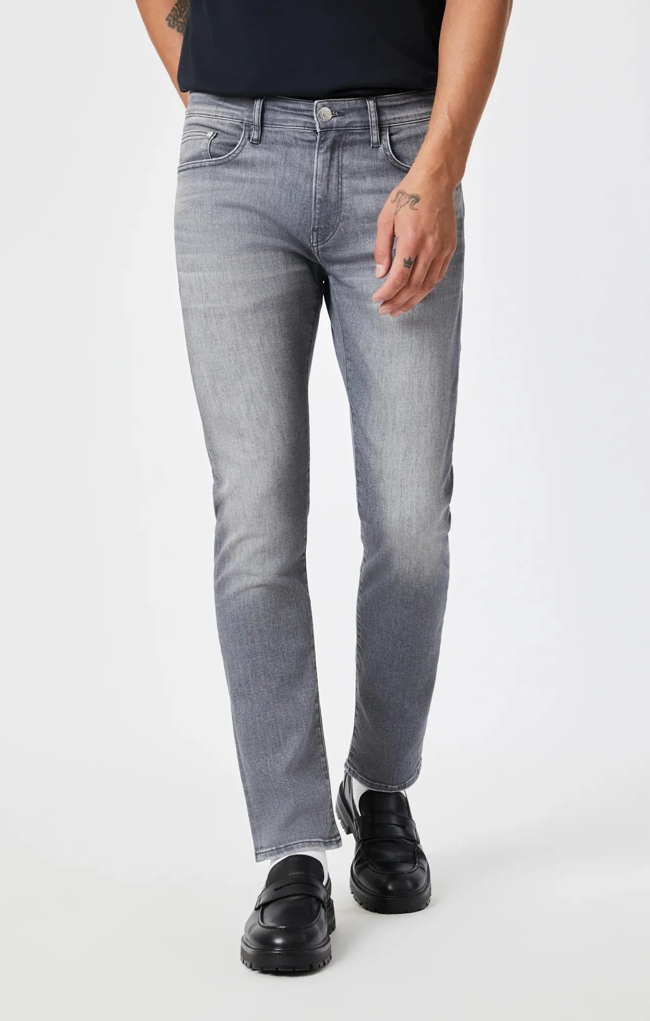 Marcus Slim Straight Leg (Platinum Feather Blue)