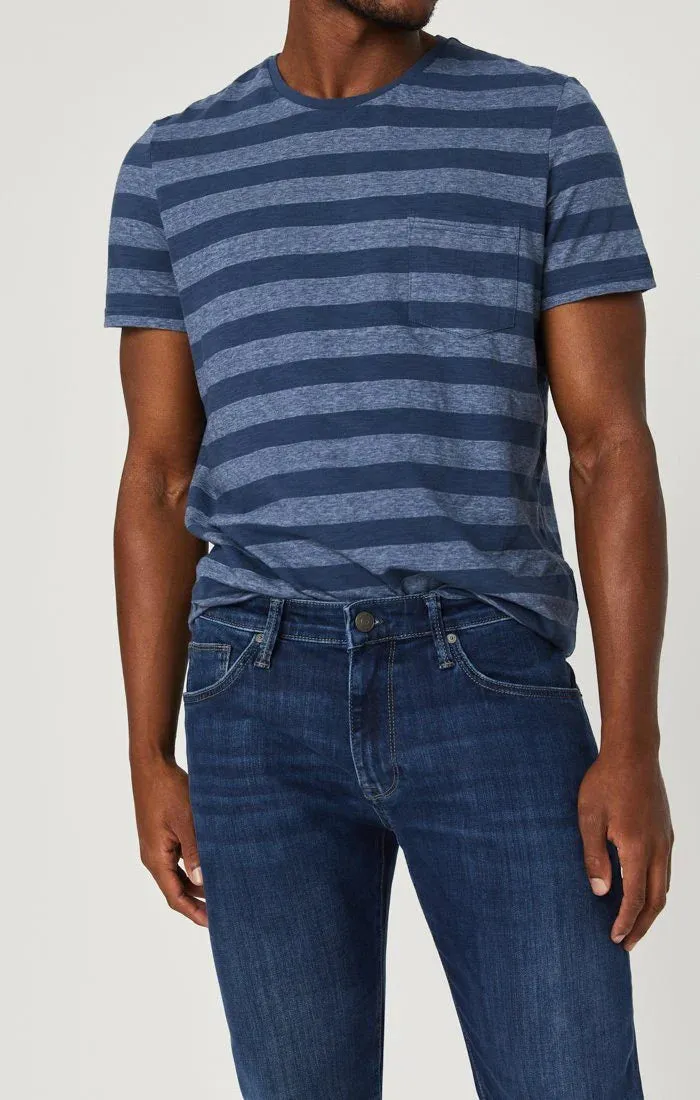 Mavi "Marcus" Slim Straight Jeans - Dark Blue Supermove