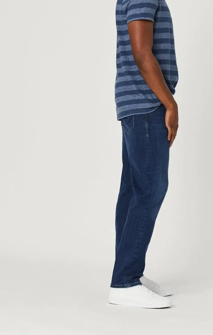 Mavi "Marcus" Slim Straight Jeans - Dark Blue Supermove