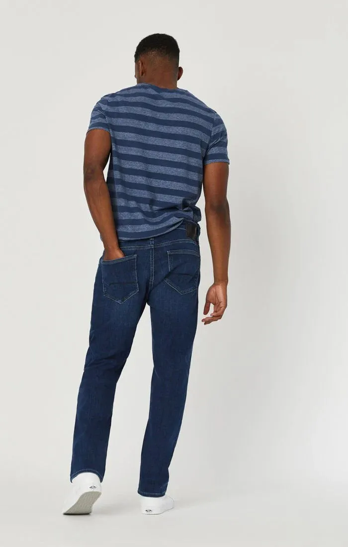 Mavi "Marcus" Slim Straight Jeans - Dark Blue Supermove
