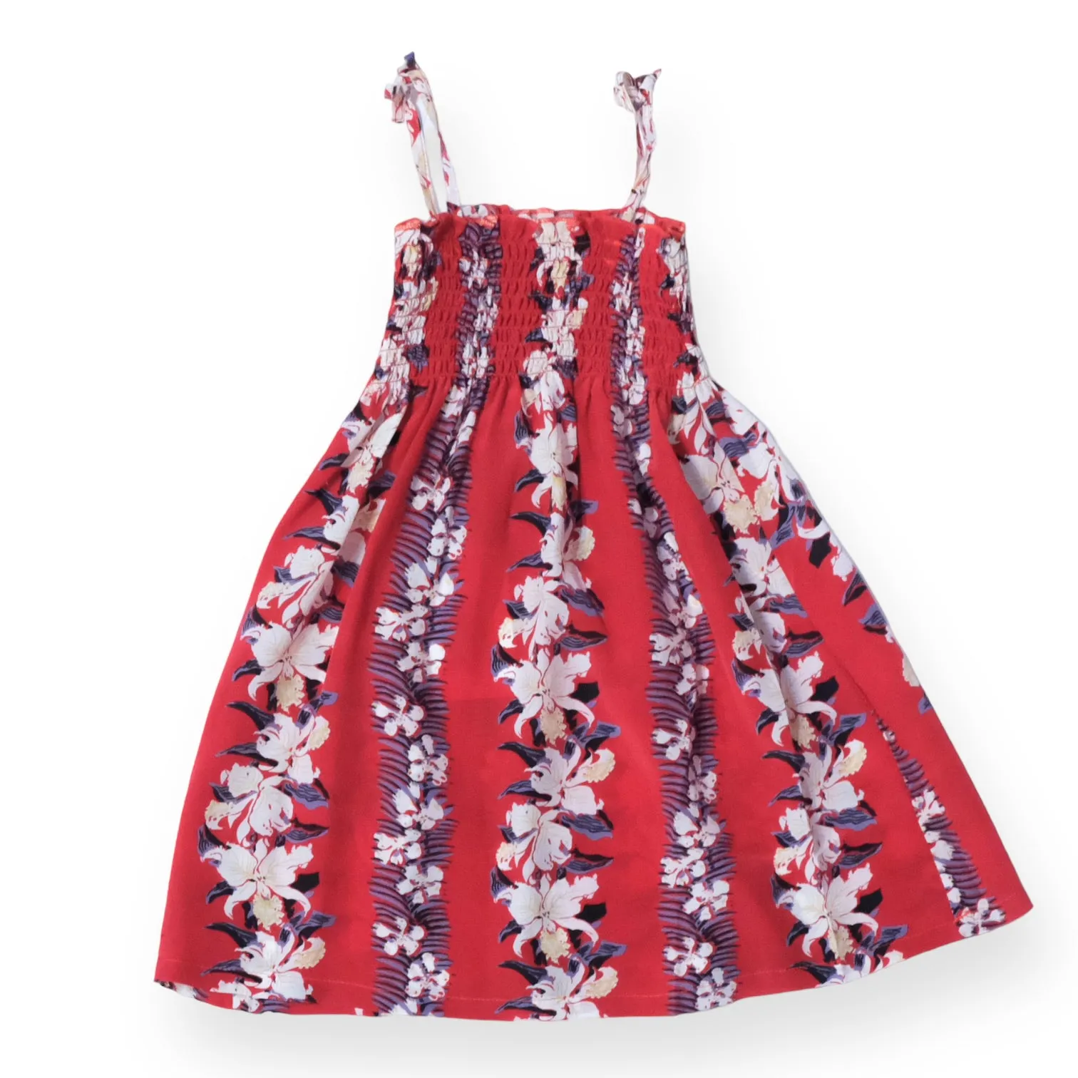 Orchid (Girl's Sun Dress) - Red
