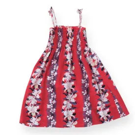 Orchid (Girl's Sun Dress) - Red