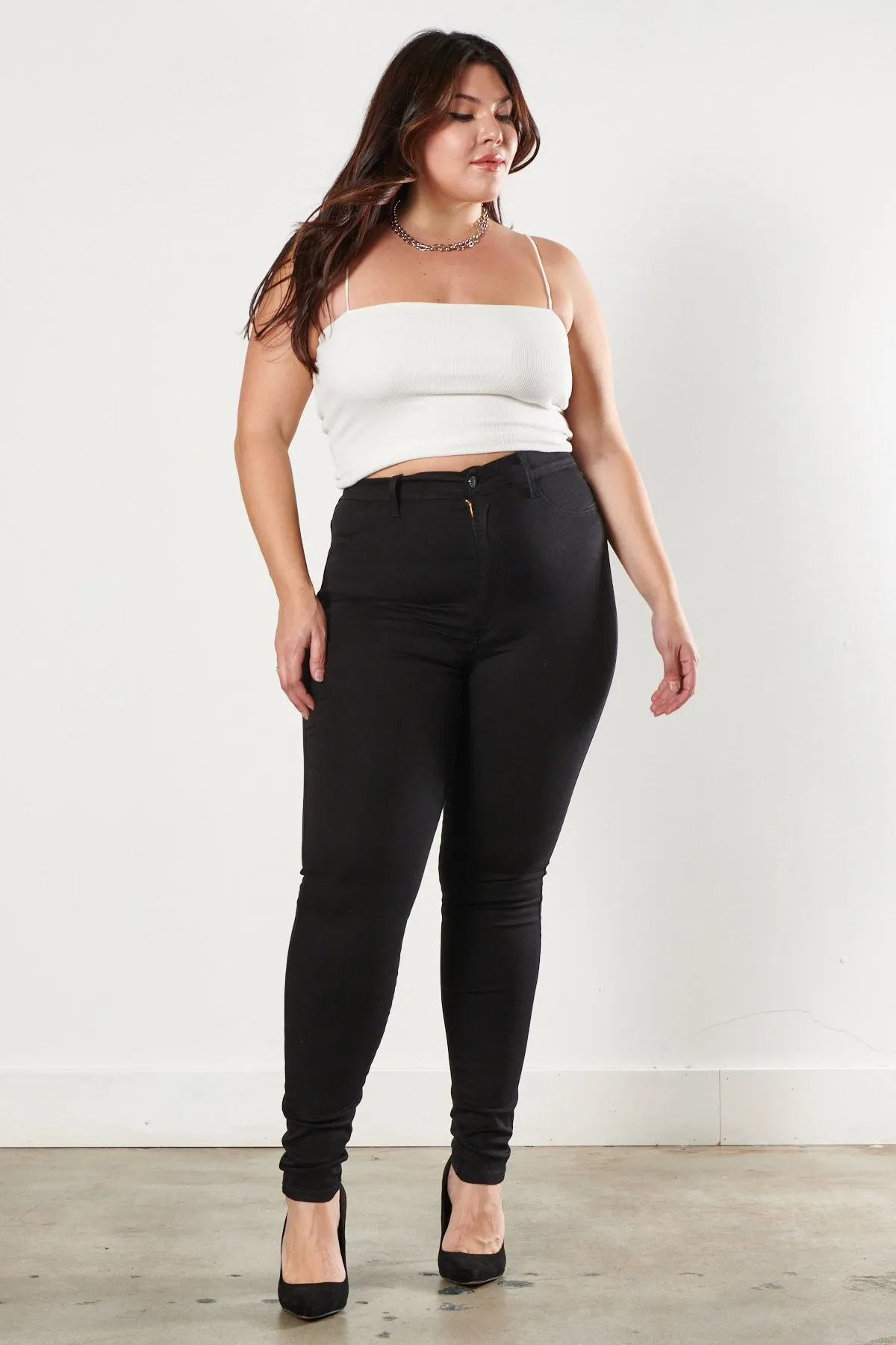 PLUS Berry Skinny Jeans