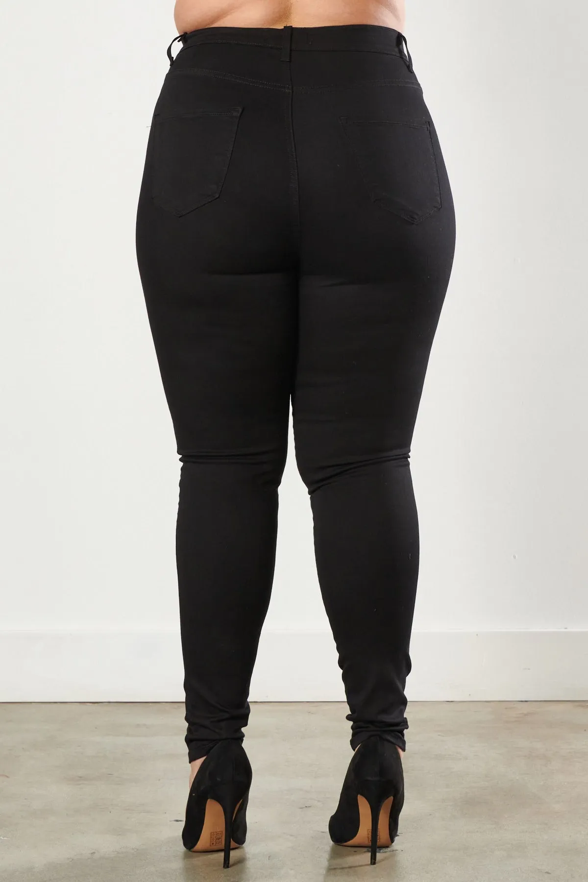 PLUS Berry Skinny Jeans