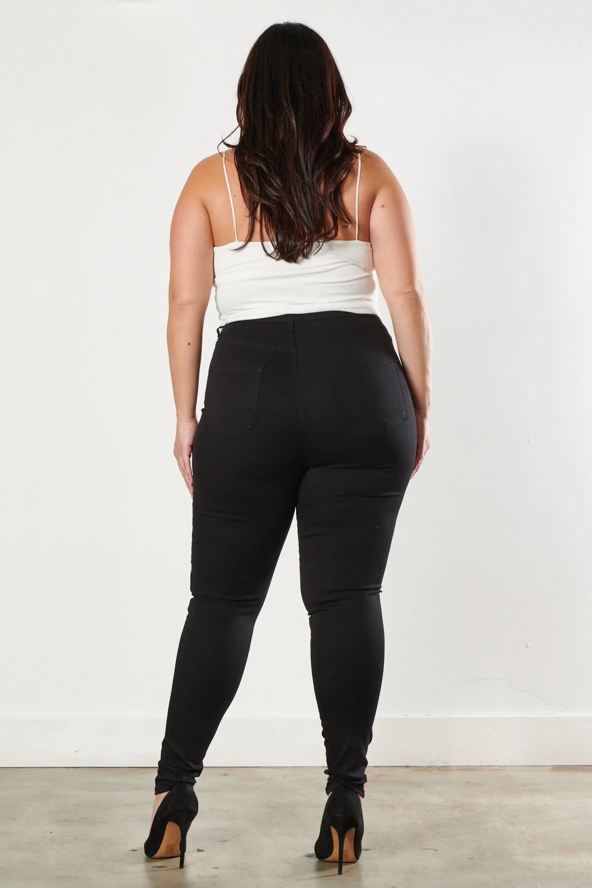 PLUS Berry Skinny Jeans