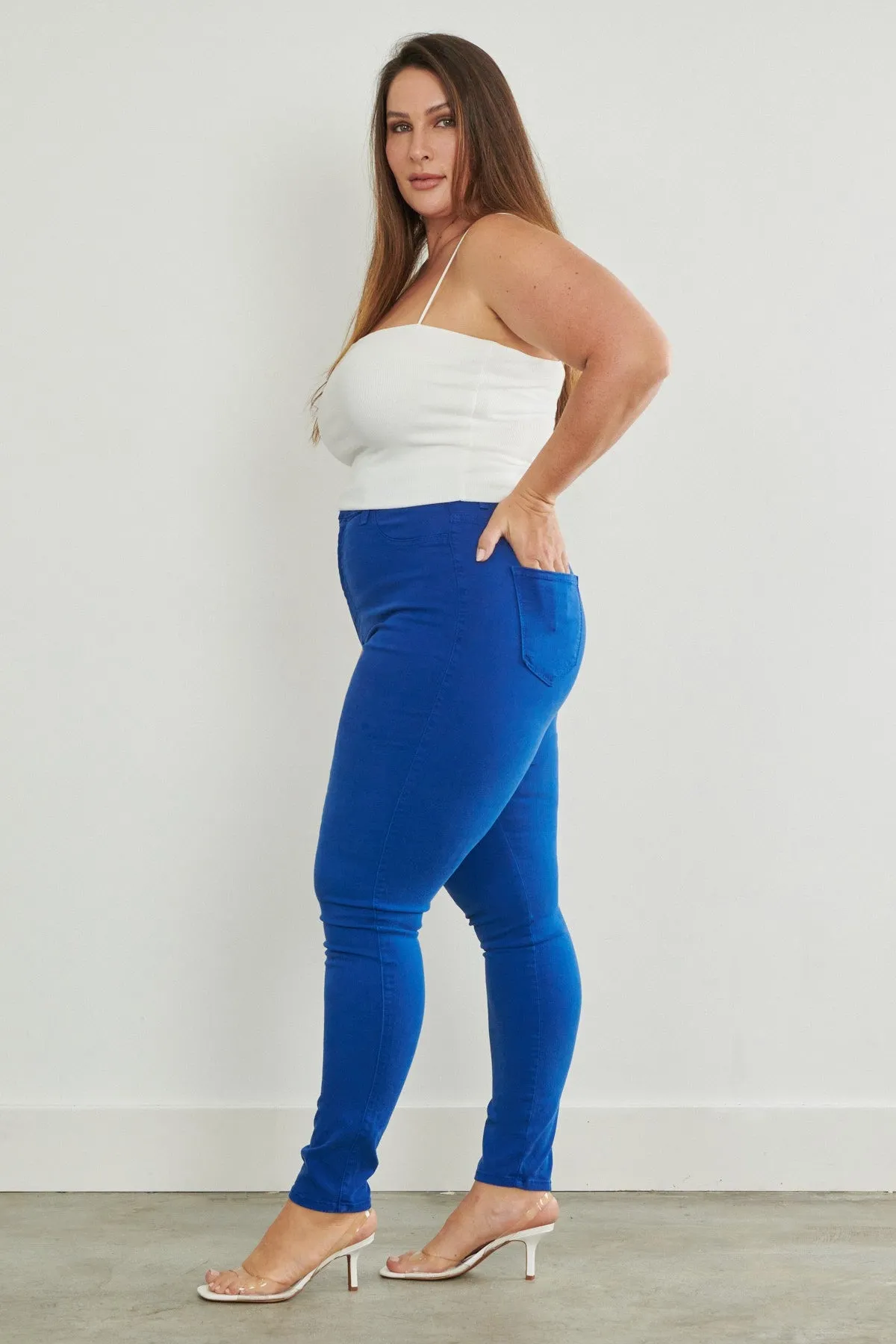 PLUS Berry Skinny Jeans