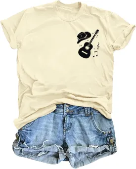 QLIPIN Raised on 90s Country Shirt Womens: Vintage Country Music Shirts Concert Top Casual Short Sleeve Tee Tops