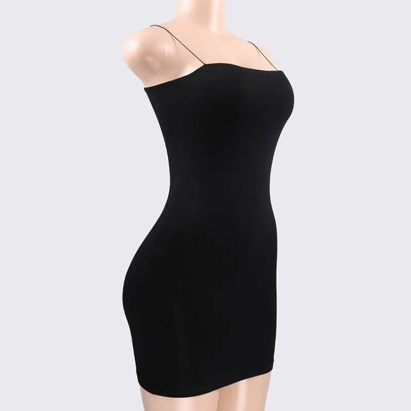 Robe Femme Straps Slim Sleeveless Mini Dress