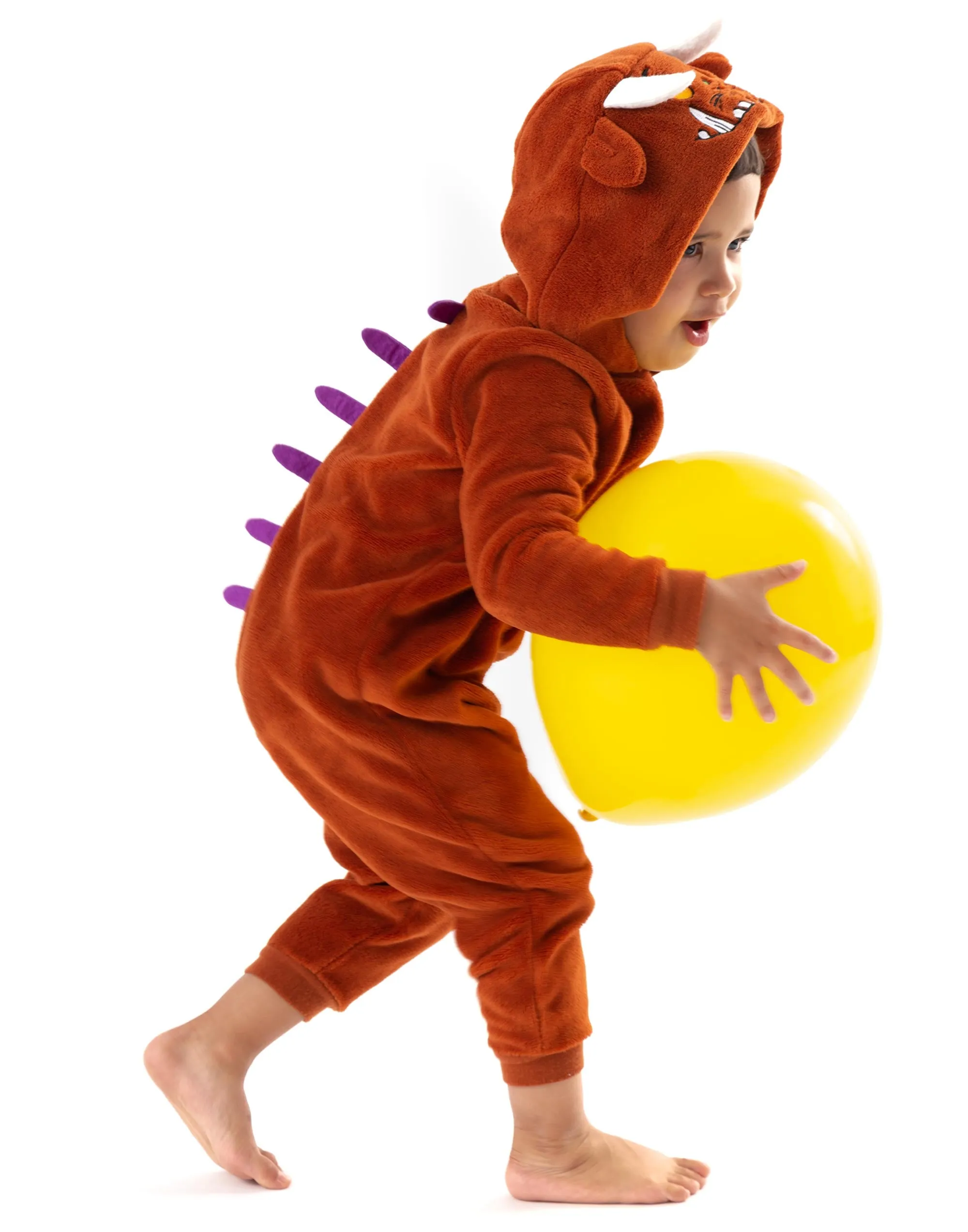 The Gruffalo Onesie For Kids Fluffy Character Pyjamas - Brown