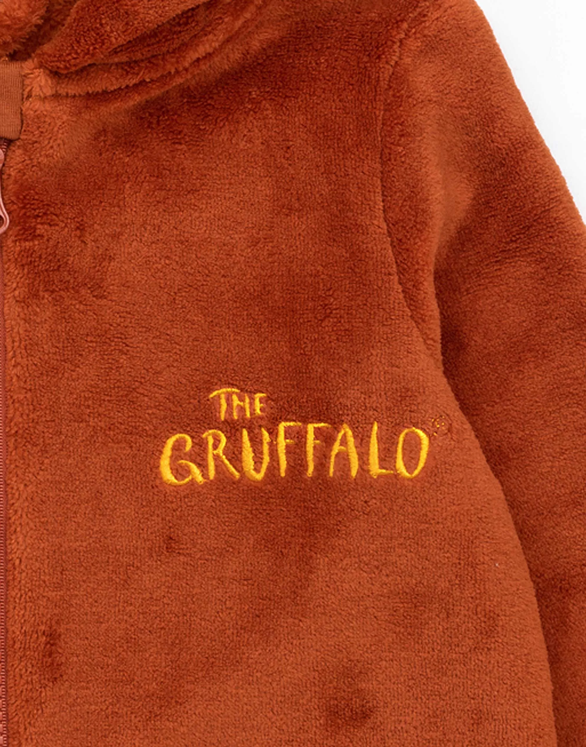 The Gruffalo Onesie For Kids Fluffy Character Pyjamas - Brown