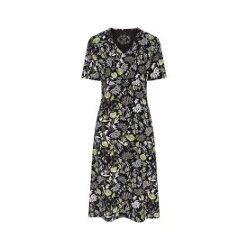 TIGI 14/16 Inner V Neck All Over Print Dress