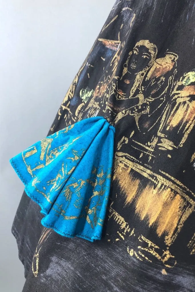 Vintage 1950s Mexican Señoritas Skirt