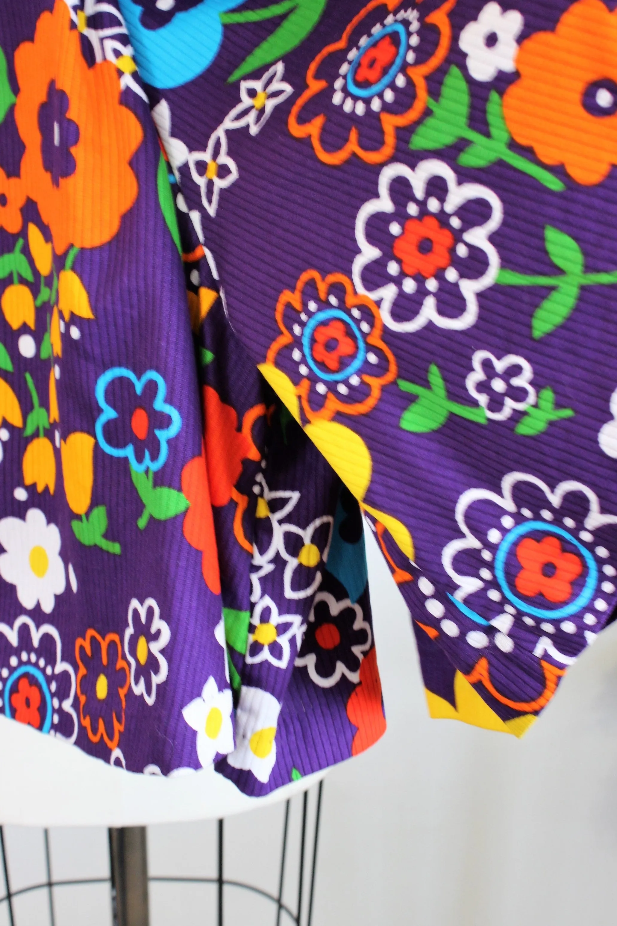 Vintage 1970s Skort Romper Shorts by Miss Elaine