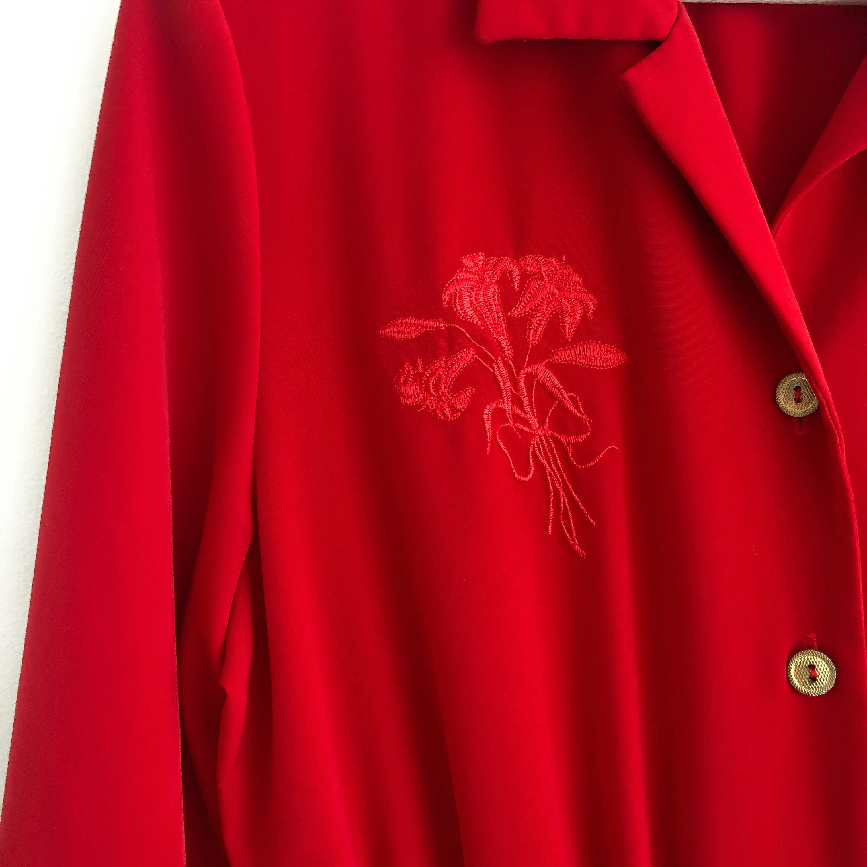 Vintage Leslie Belle Red Dress
