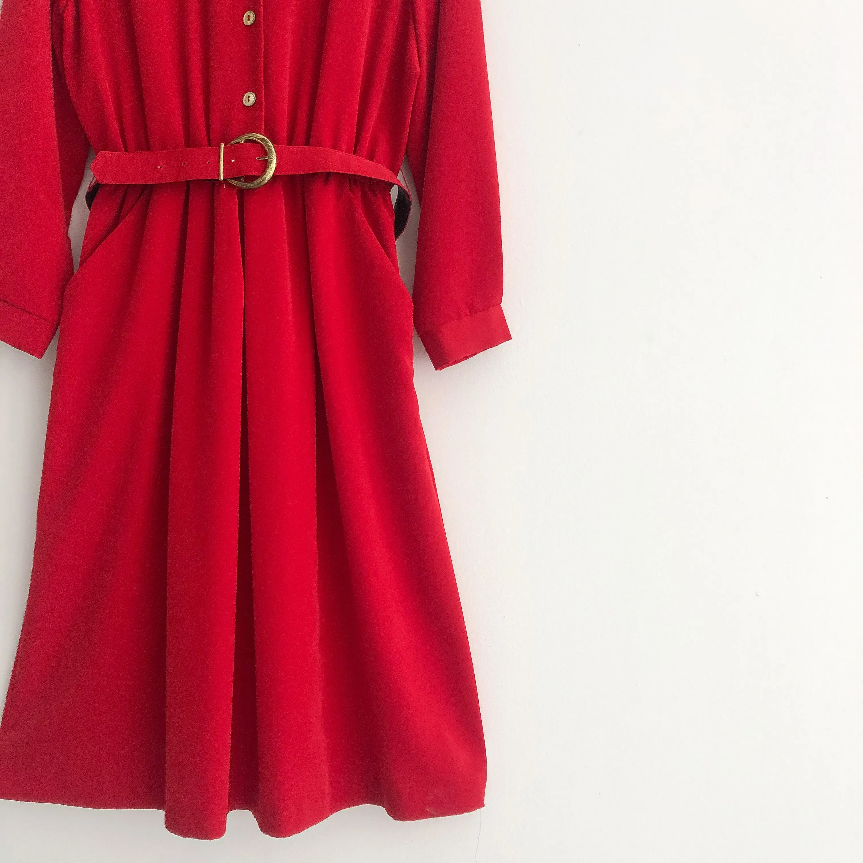 Vintage Leslie Belle Red Dress