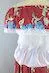 Vintage Mexican Red Floral Dress Set