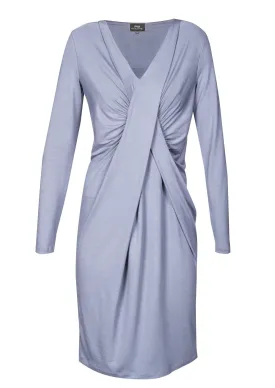 Viscose & cashmere blend dress