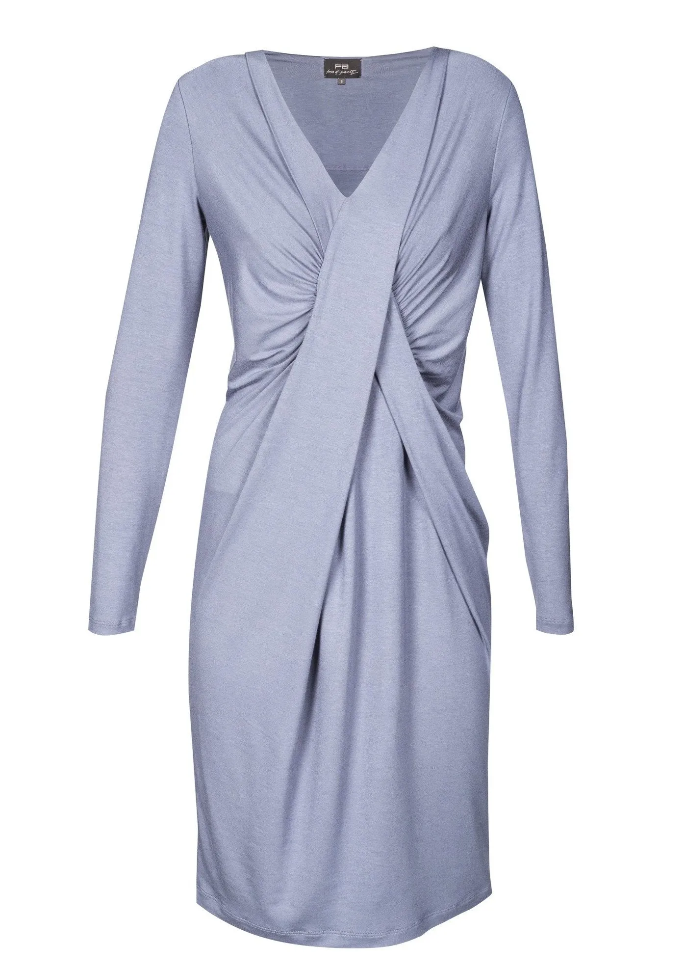 Viscose & cashmere blend dress