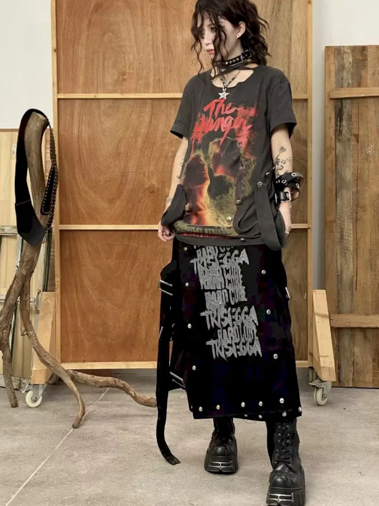 Waistband Punk Short Sleeve【s0000009289】