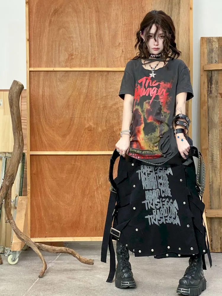 Waistband Punk Short Sleeve【s0000009289】